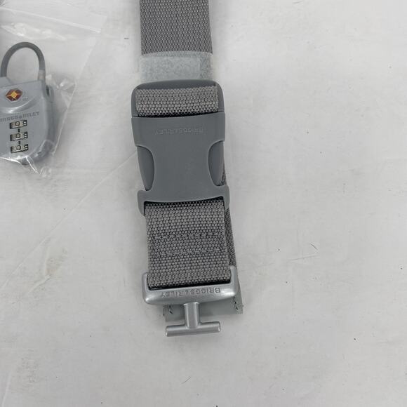 Briggs And Riley Luggage Strap And Lock Gray - Picture 3 of 4